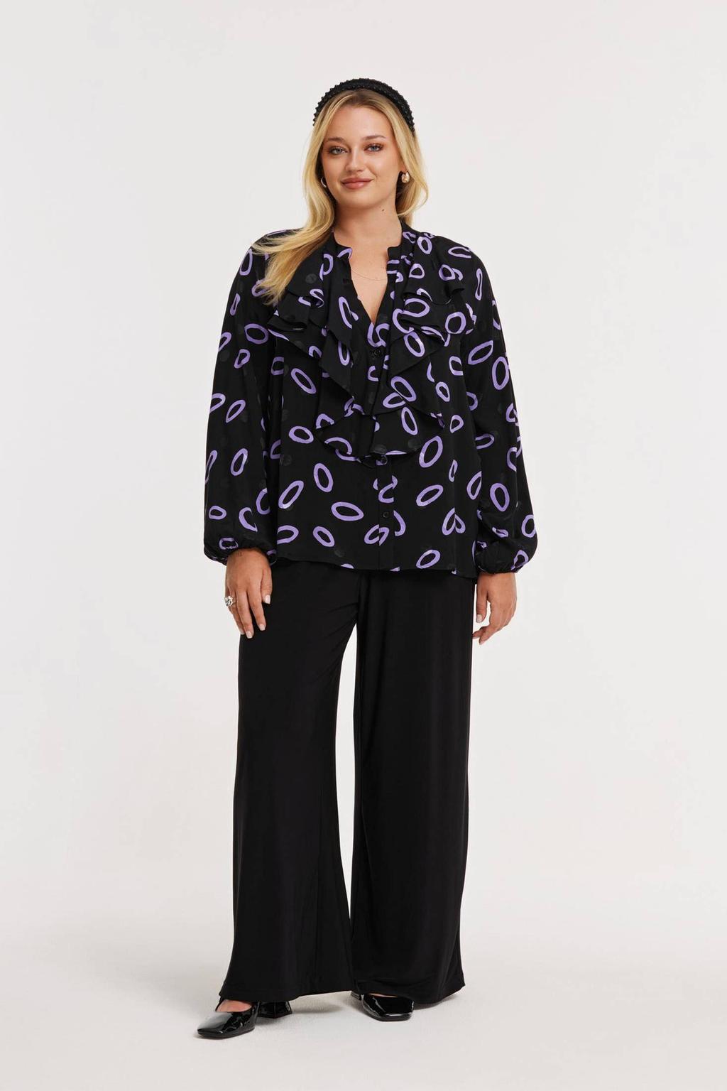 YOEK blouse zwart