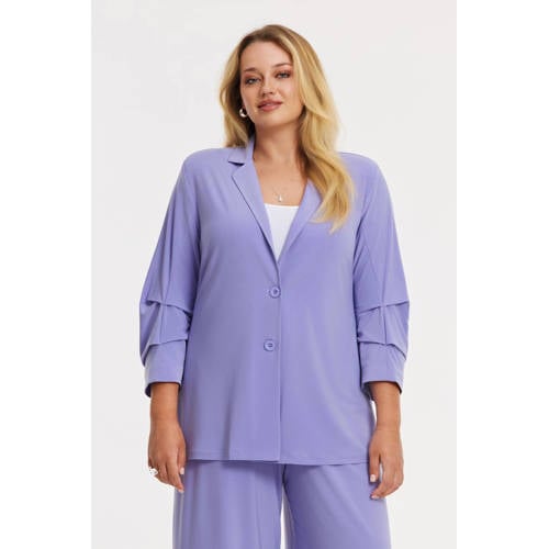 YOEK regular blazer lila afbeelding