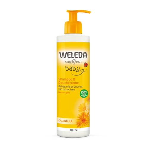 Weleda Baby Calendula shampoo & douchecrème - 400 ml afbeelding