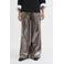 JJXX relaxed regular waist casual broek met panterprint bruin met pailletten