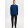 Selected gebreide trui met wol blauw
