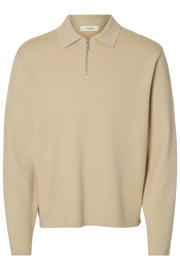 thumbnail: Selected pullover gebreid beige