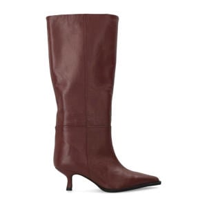 leren hoge laarzen bordeaux
