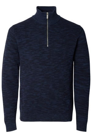 gebreide trui donkerblauw