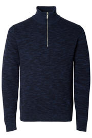 thumbnail: Selected gebreide trui donkerblauw