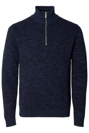 gebreide trui donkerblauw