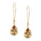 Otazu gold plated oorbellen met Swarovksi kristallen Ida Gold