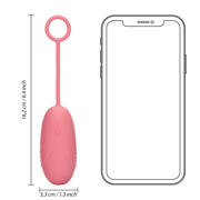thumbnail: Loveline Ultra soft vibrerend ei met afstandsbediening en oplaadbaar