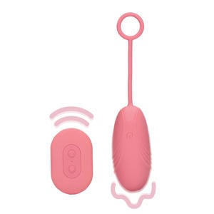 Ultra soft vibrerend ei met afstandsbediening en oplaadbaar