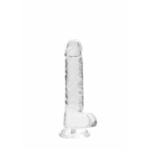 Realistische dildo met scrotum - 18 cm