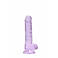 RealRock Realistische dildo met scrotum - 18 cm