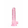 RealRock Realistisch dildo met scrotum - 18 cm