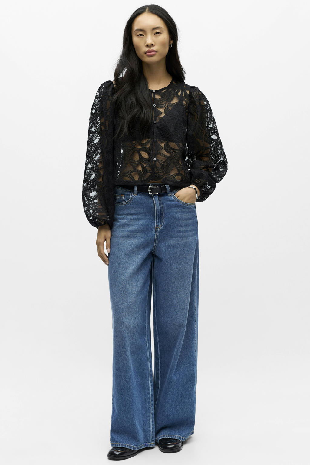 OBJECT blouse zwart