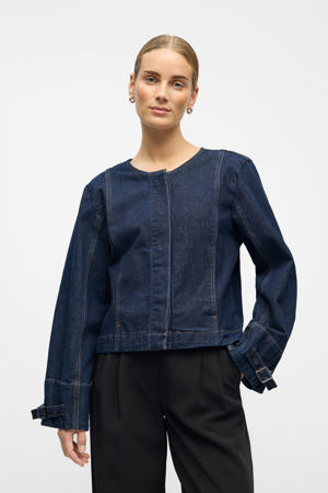 denim top dark blue denim