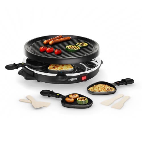 Wehkamp Princess Raclette Grill Party gourmetstel - 6 personen - 162725 aanbieding