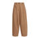 MSCH Copenhagen wide leg regular waist broek camel