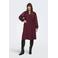ONLY CARMAKOMA mini jurk donkerrood