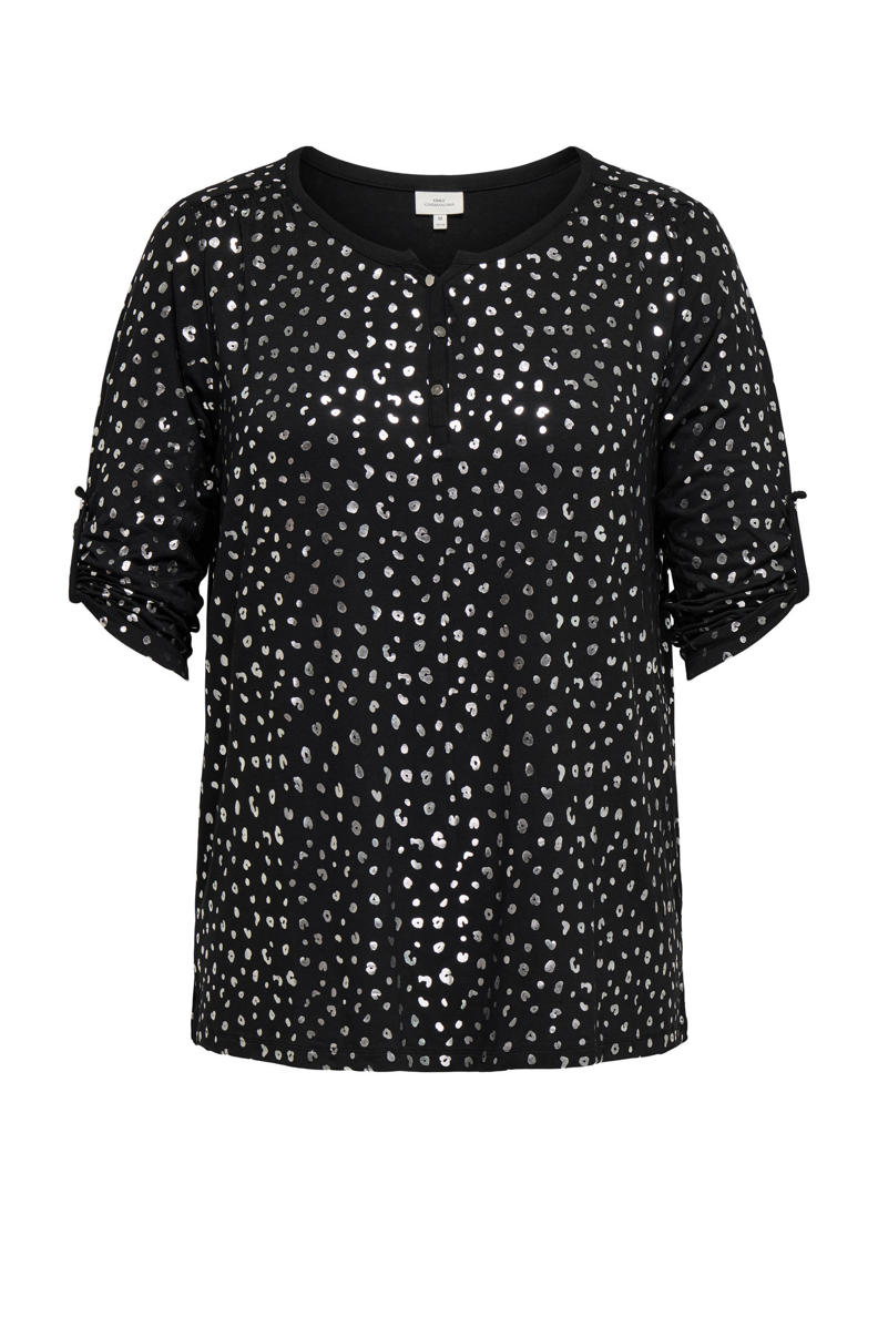 Top ONLY Carmakola Donna: Camicia Leggera Plus Size, Colore Unito