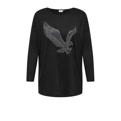ONLY CARMAKOMA top zwart afbeelding