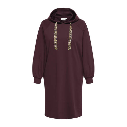 ONLY CARMAKOMA sweatjurk roodbruin afbeelding