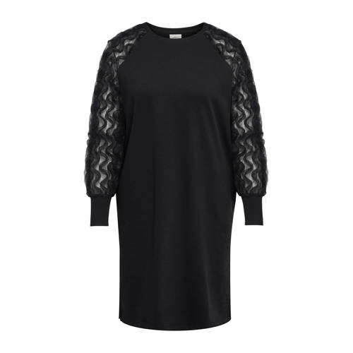 ONLY CARMAKOMA mini jurk zwart afbeelding