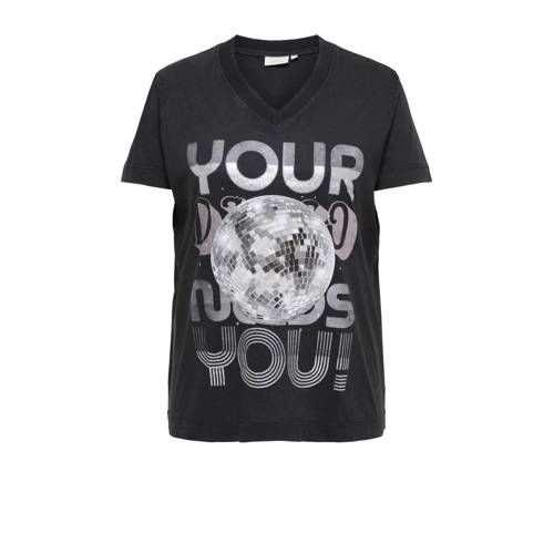 ONLY CARMAKOMA T-shirt zwart afbeelding