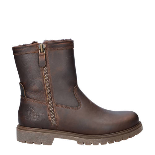 Panama Jack gevoerde nubuck veterboots donkerbruin afbeelding