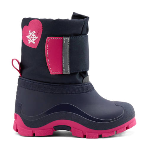Cortina Peuter/kleuter snowboots donkerblauw/roze afbeelding