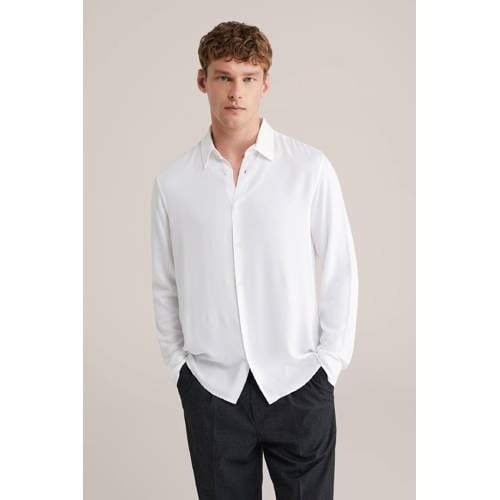 WE Fashion regular zakelijk overhemd wit afbeelding