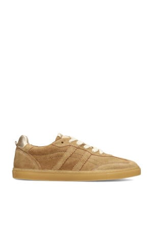 suède sneakers lichtbruin