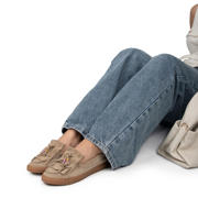 thumbnail: PS Poelman suède loafers beige