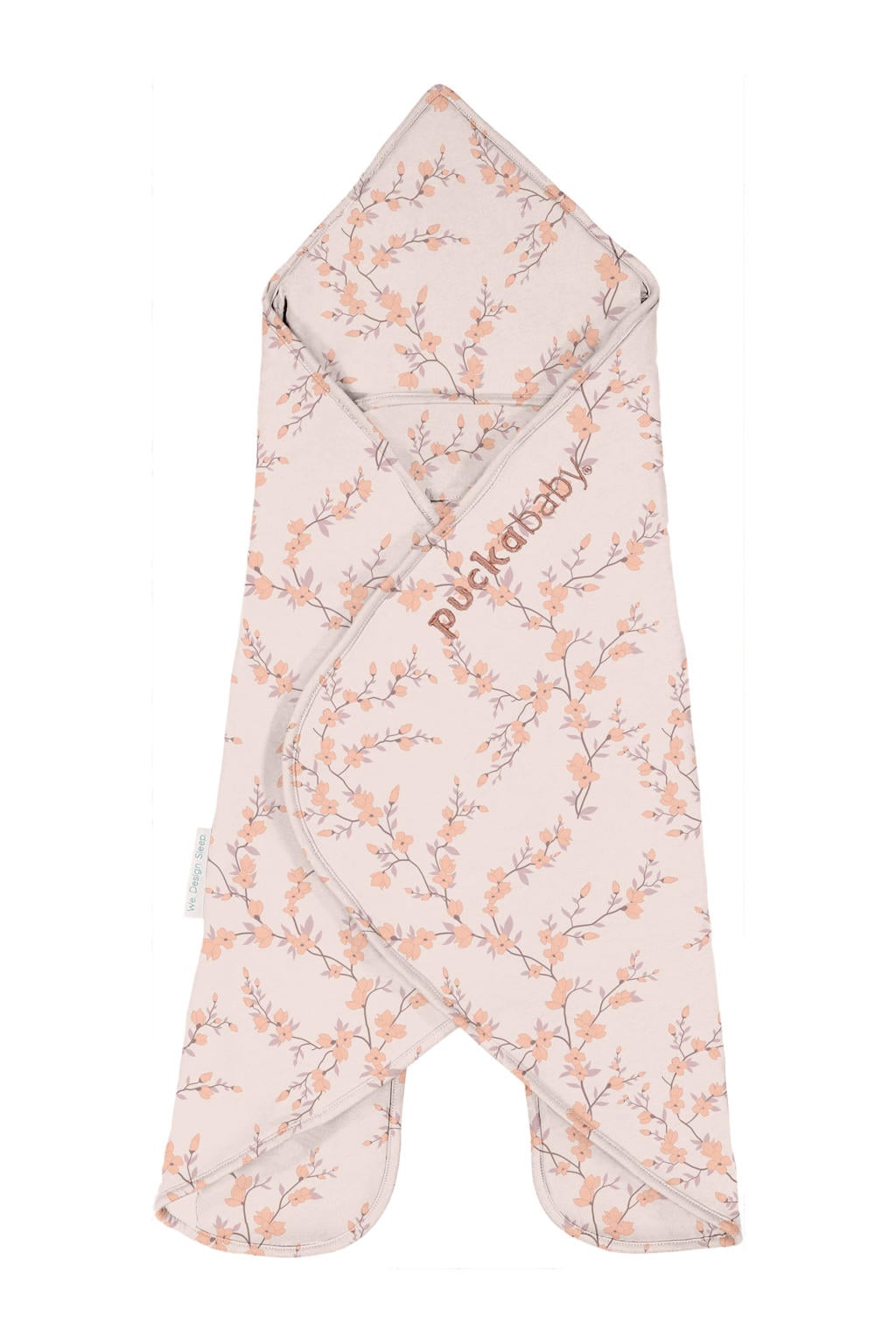 Puckababy Newborn The Gogo wikkeldeken 0-7 mnd Rosé/blossom