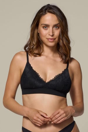 niet-voorgevormde bralette Enti zwart