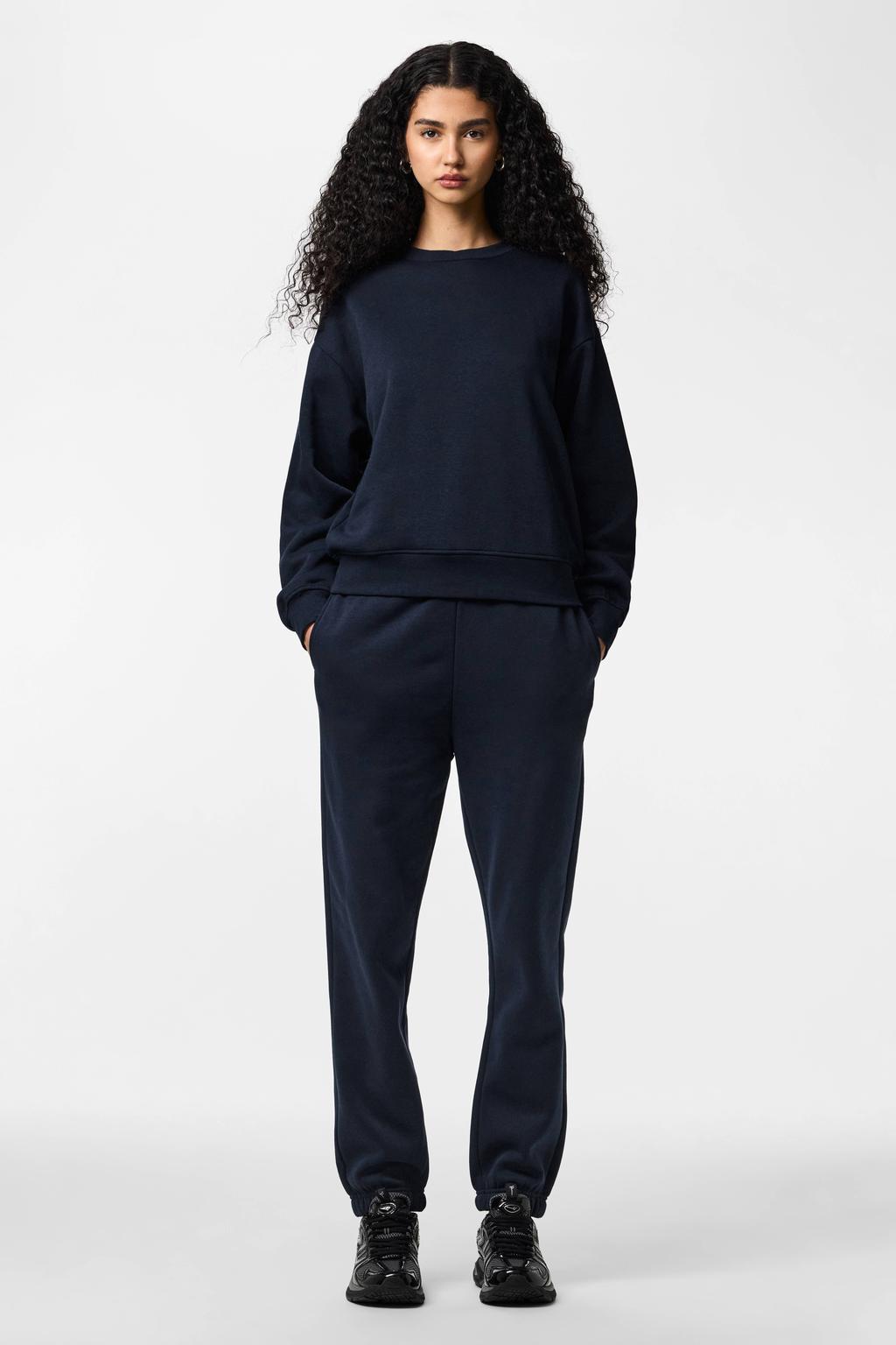 PIECES sweater PCCHILLI donkerblauw