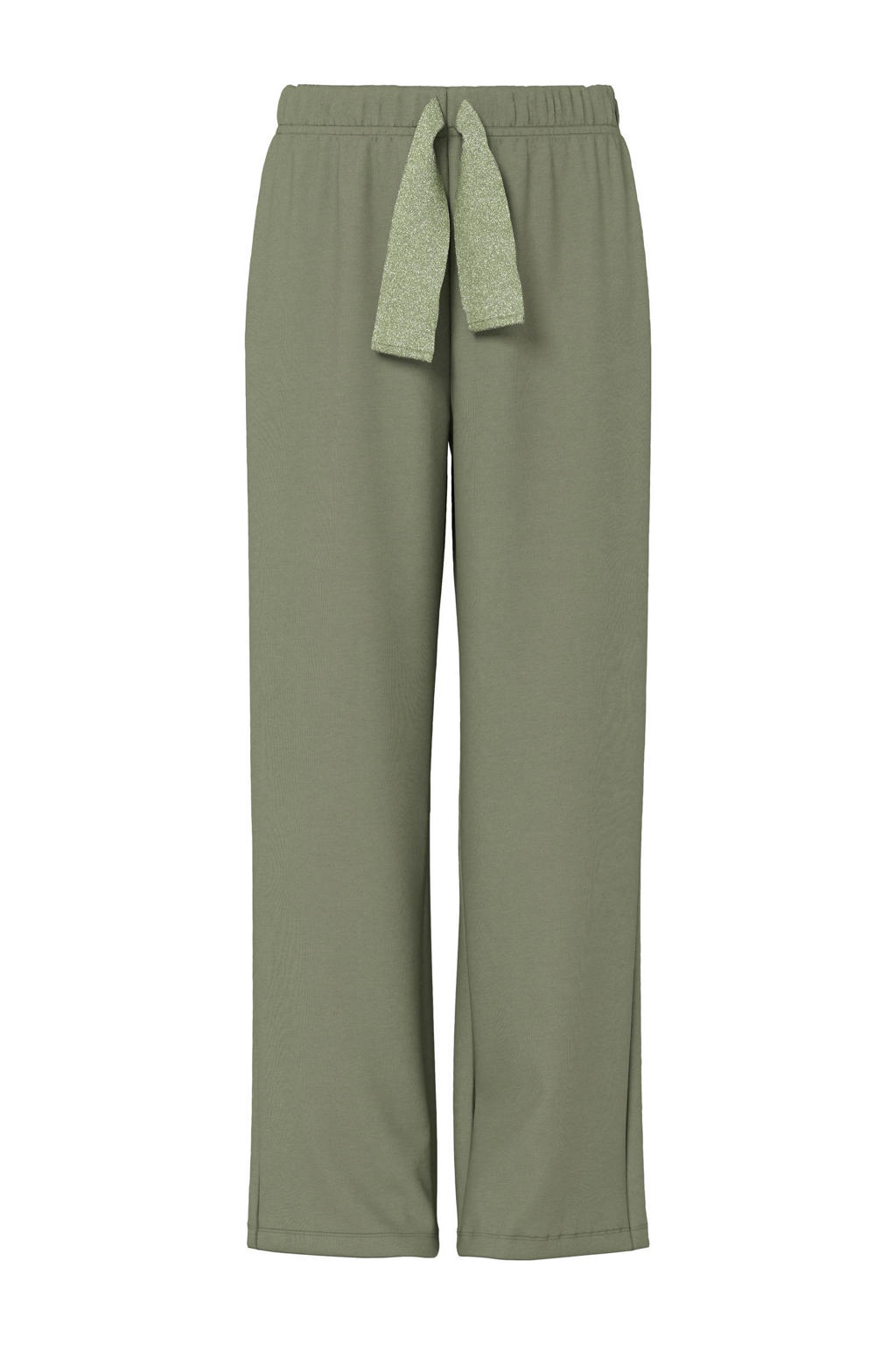 PIECES sweatpants PCCHILLI olijfgroen