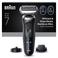 Braun Series 7 elektrisch scheerapparaat - met reisetui en precisietrimmeropzetstuk - 72-G1200S - grijs
