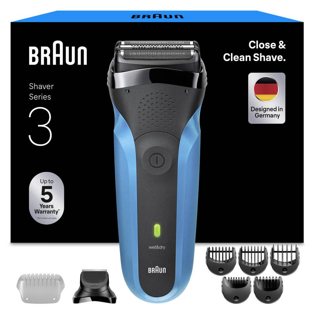 Braun Series 3 elektrisch scheerapparaat - 310BT - blauw