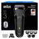 Braun Series 3 elektrisch scheerapparaat - met baardtrimmer opzetstuk - 300BT - grijs