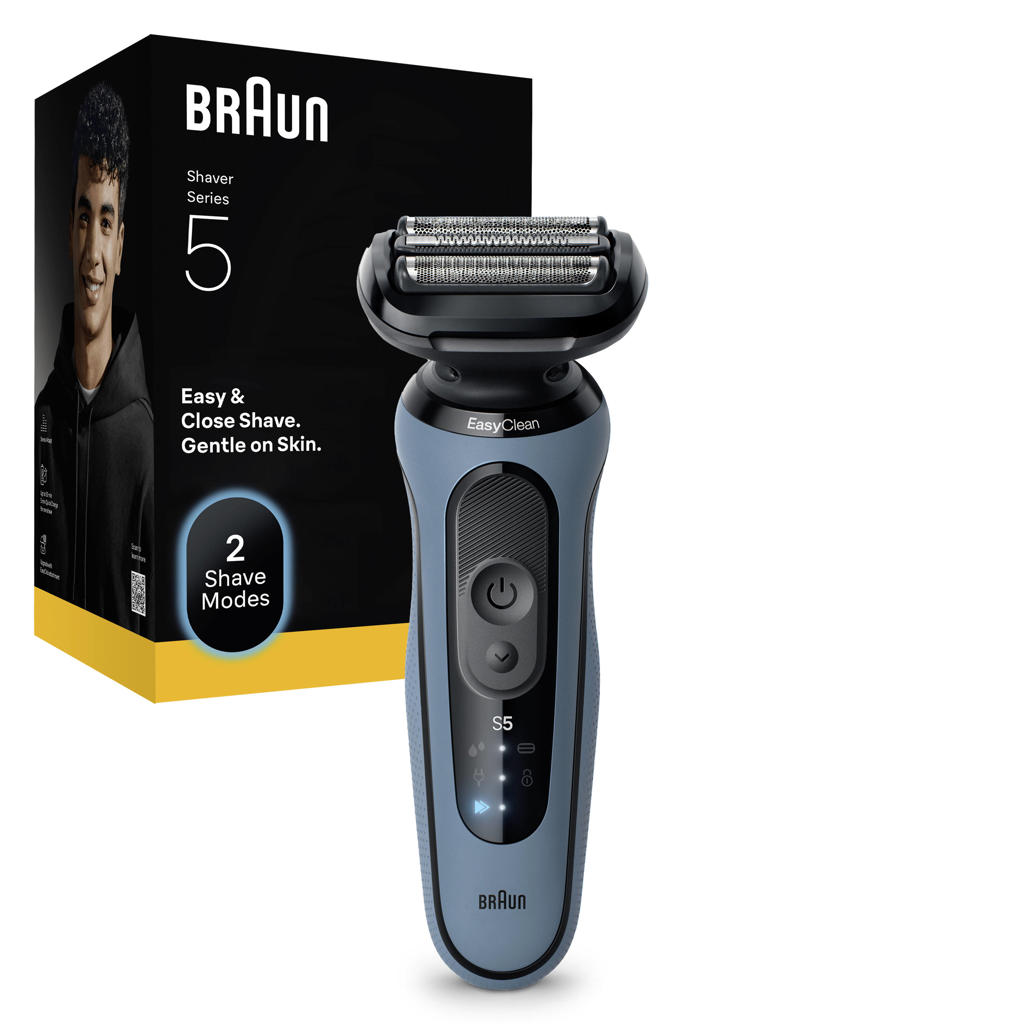 Braun Series 5 elektrisch scheerapparaat - 52-A1000S - azuurblauw