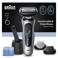 Braun Series 6  elektrisch scheerapparaat - inclusief SmartCare Center - met diverse accessoires - 62-S7650CC - zilver