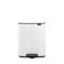 Brabantia Brabantia Bo Pedaalemmer, 12 liter, stil sluitend, kunststof binnenemmer - White