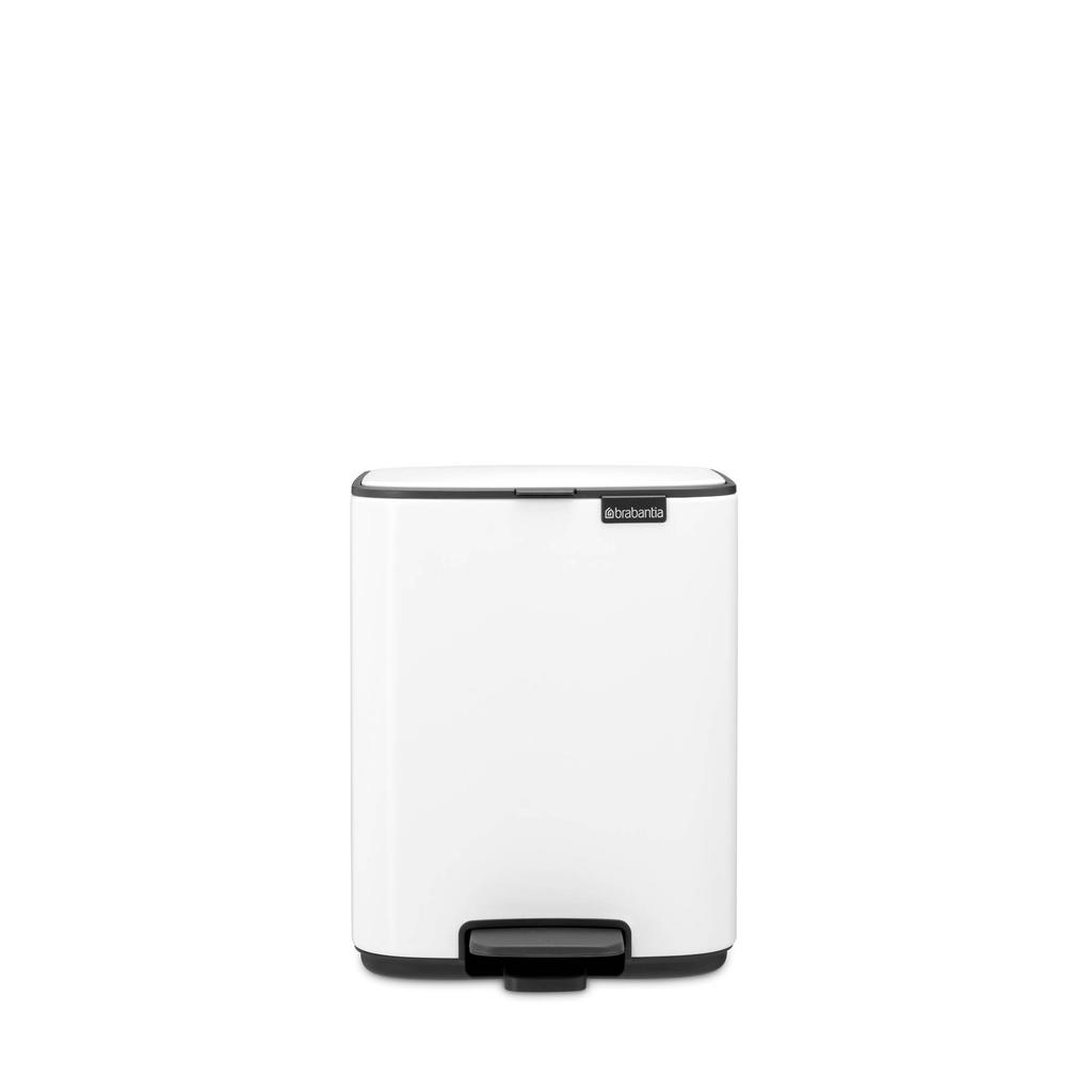 Brabantia Bo Pedaalemmer 7 liter - White