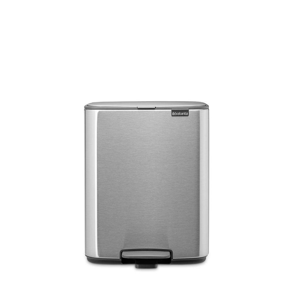 Brabantia Bo Pedaalemmer 12 liter - Matt Steel Fingerprint Proof