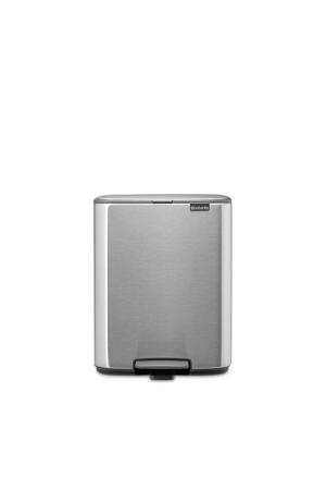 Bo Pedaalemmer 12 liter - Matt Steel Fingerprint Proof