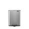 Brabantia Brabantia Bo Pedaalemmer, 12 liter, stil sluitend, kunststof binnenemmer - Matt Steel Fingerprint Proof