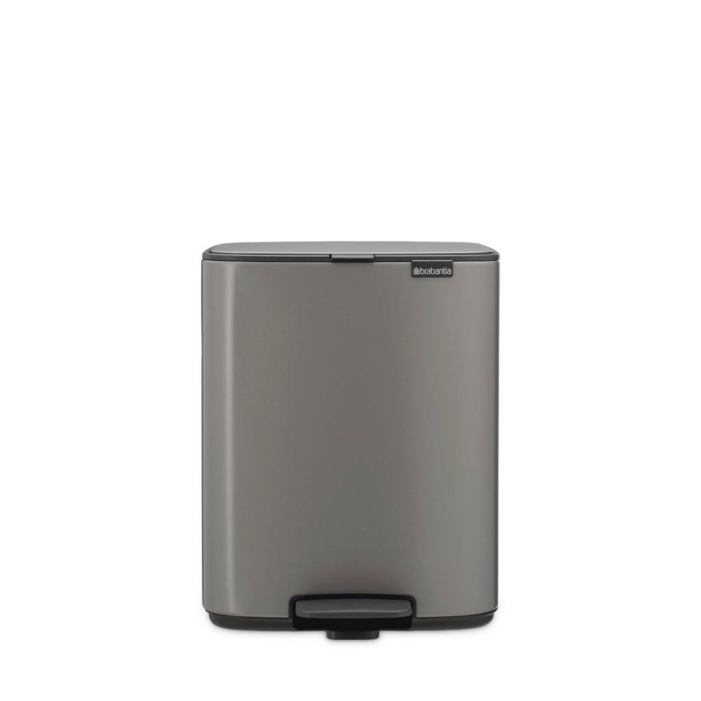 Brabantia Bo Pedaalemmer 12 liter - Platinum