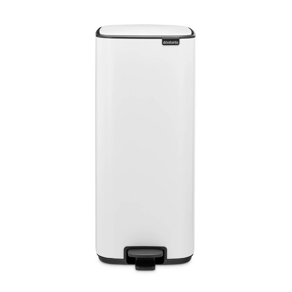 Brabantia Brabantia Bo Pedaalemmer, 30 liter, stil sluitend, kunststof binnenemmer - White