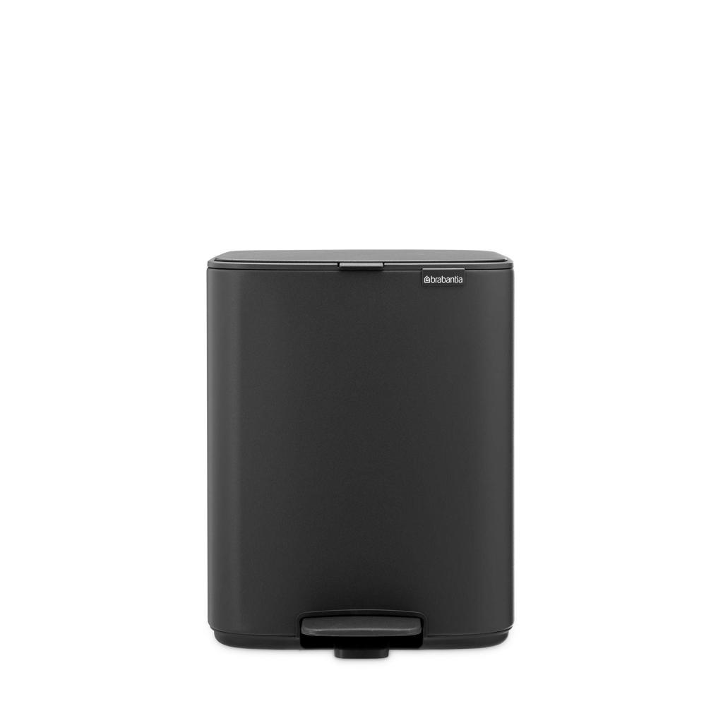 Brabantia Bo Pedaalemmer 12 liter - Mineral Infinite Grey