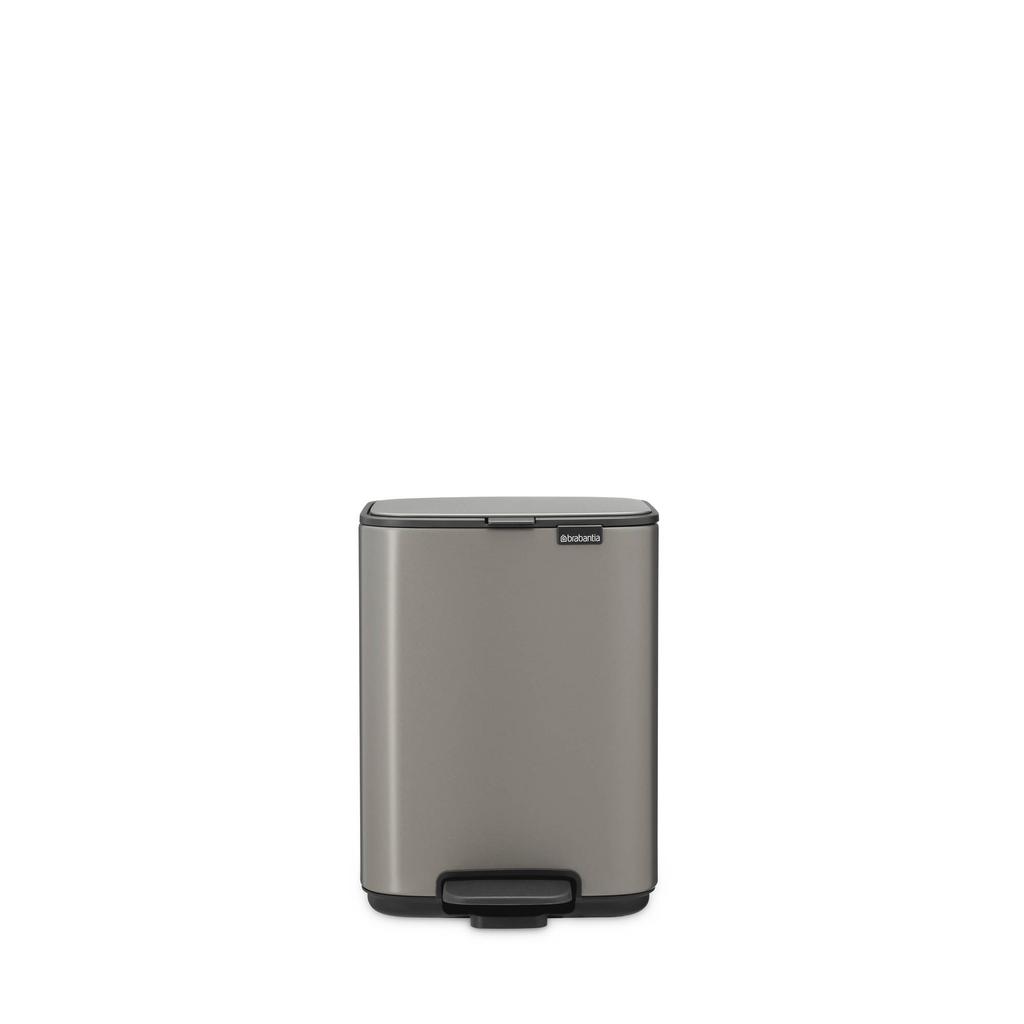 Brabantia Bo Pedaalemmer 4 liter - Platinum