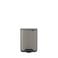 Brabantia Brabantia Bo Pedaalemmer, 4 liter, stil sluitend, kunststof binnenemmer - Platinum